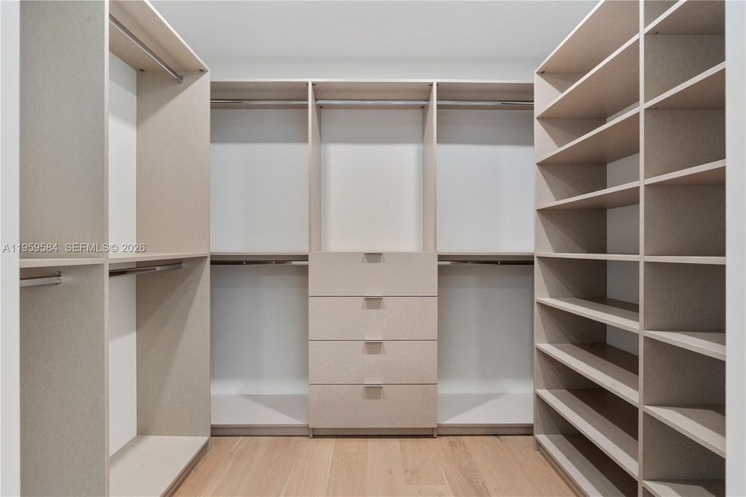 Primary bedroom closet