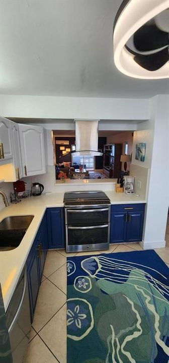 Large modern fully equipped kitchen