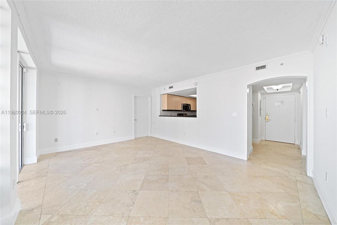 A split floor plan maximizes space and allows enough room for living and dining space