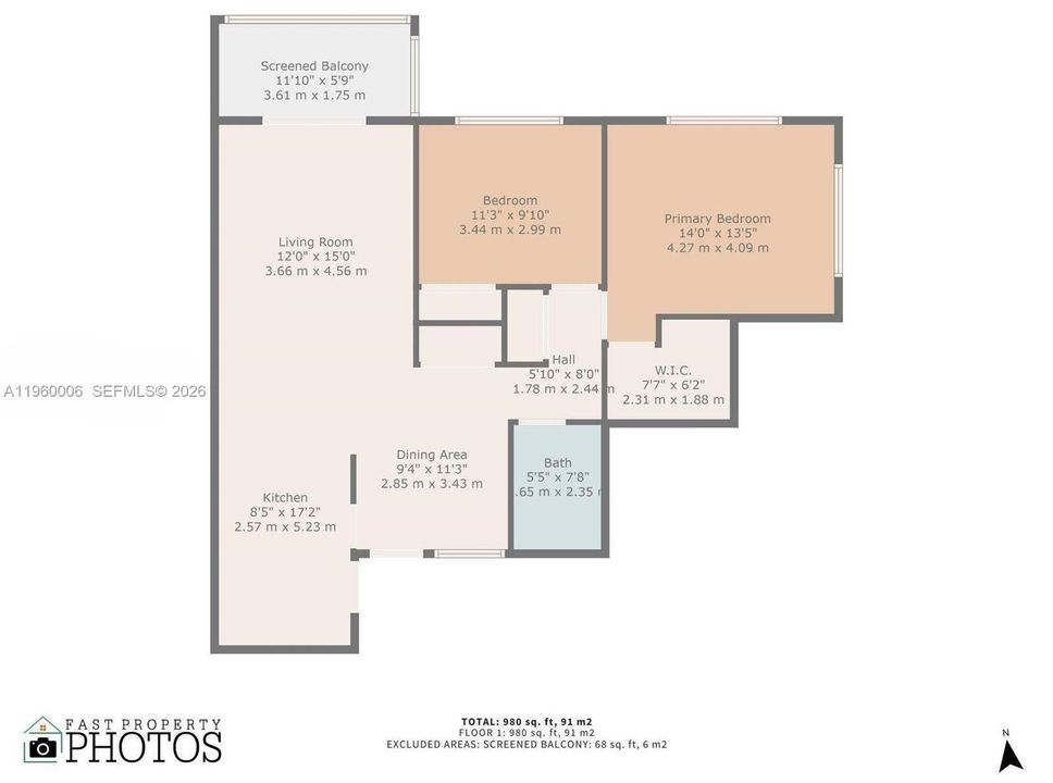 En Venta: $165,000 (2 camas, 1 baños, 907 Pies cuadrados)