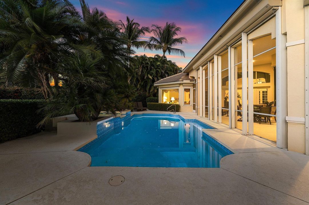 Pool Deck at Dusk