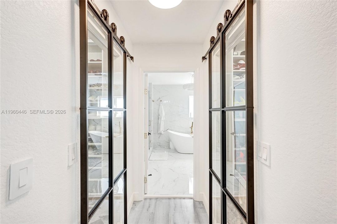 Master Closet Barn Doors