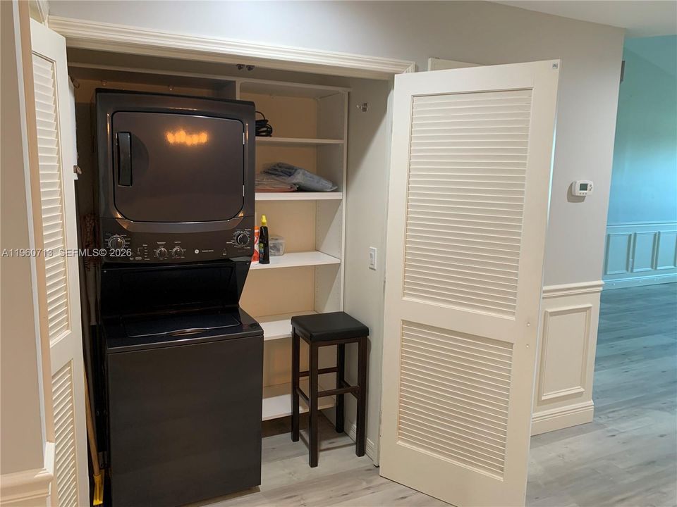 New Laundry with Storage