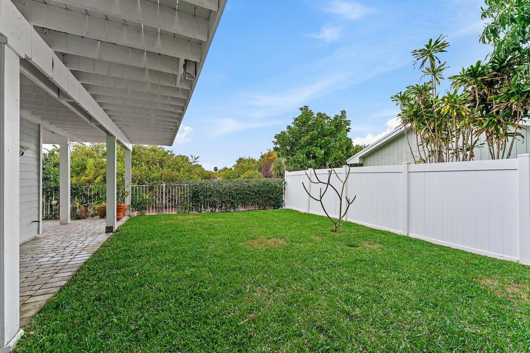 Fenced outdoor space