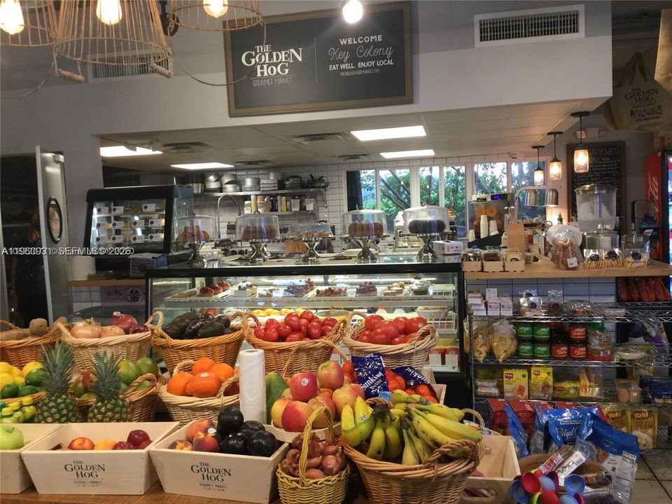 Convenience gourmet market.