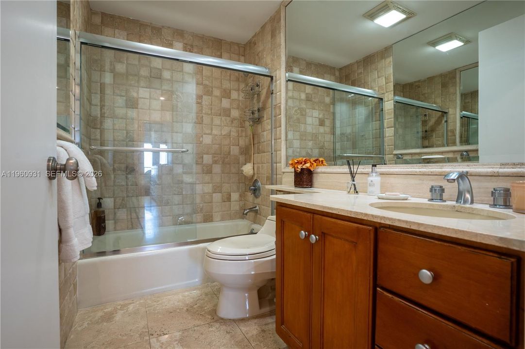 Custom-made cabinetry and countertops.