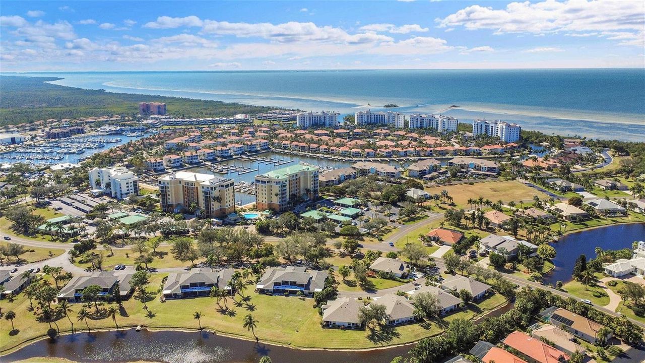 Looking southwest to Burnt Store Marina