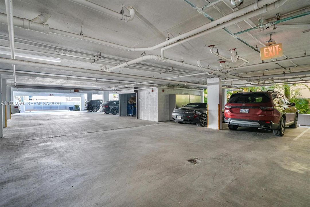 2 assigned parking spaces