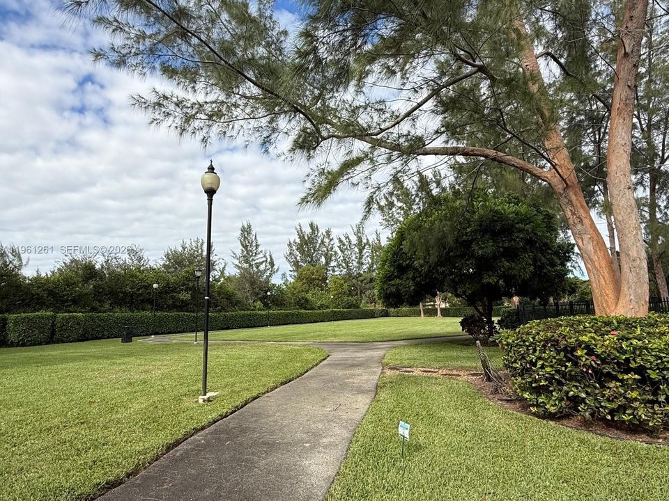Jogging area