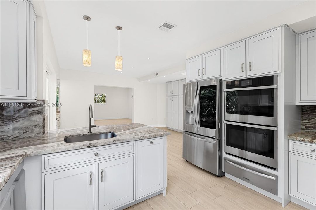 Kitchen w/ View of  the Family Room