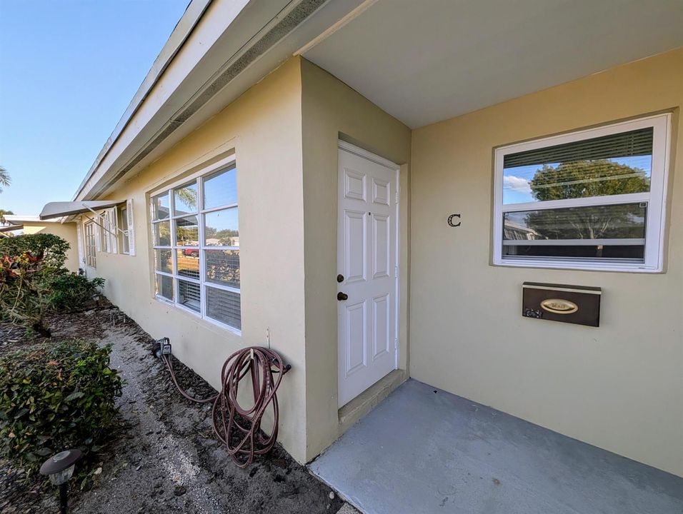 Covered Front Entry