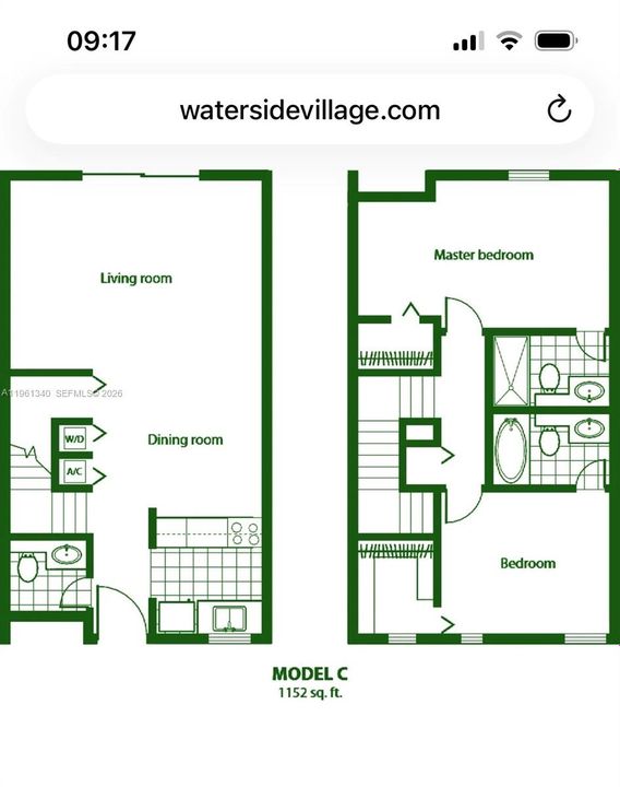En Venta: $229,000 (2 camas, 2 baños, 1128 Pies cuadrados)