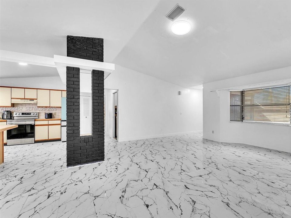 dining and living room