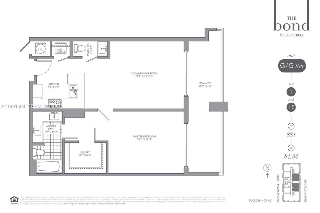 For Sale: $634,000 (1 beds, 1 baths, 830 Square Feet)
