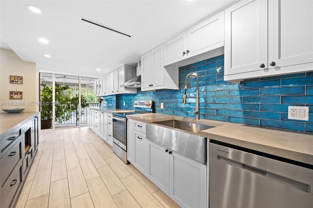 with View of Patio and Ocean