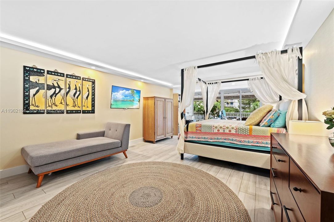 with Sitting Area, Office View of Patio & Ocean