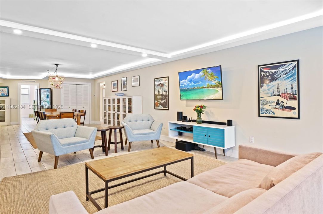 Open Floor Plan Living/Dining/Kitchen