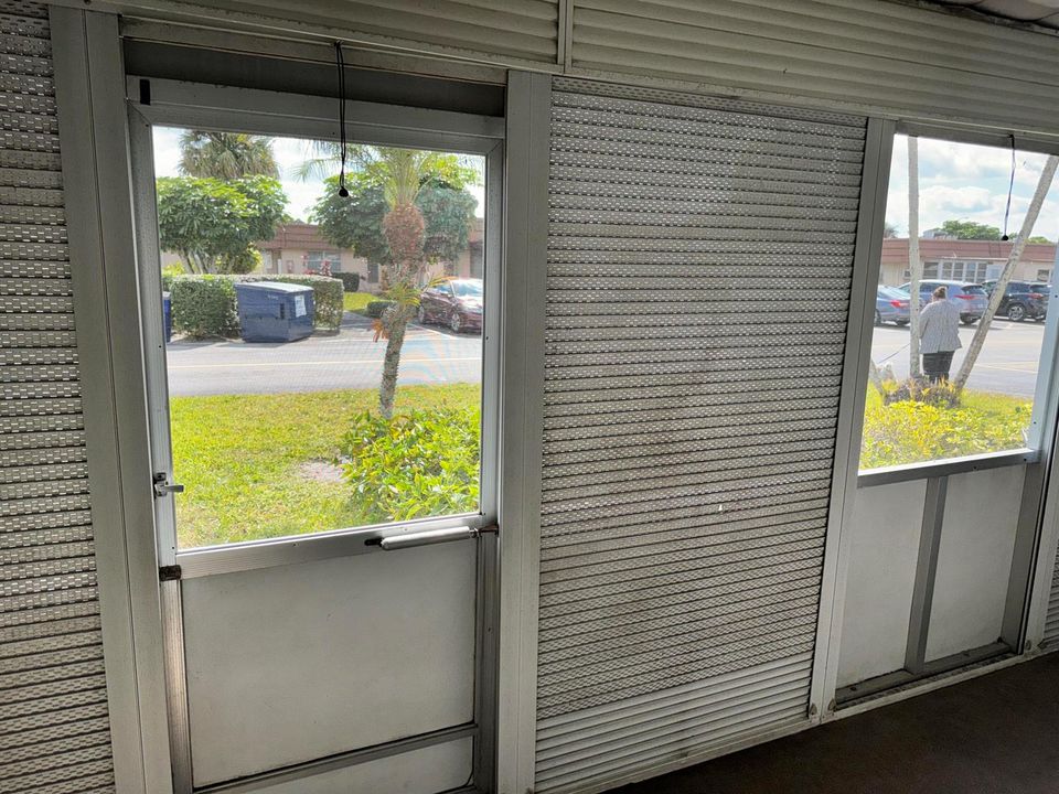 SHUTTERS ON PATIO