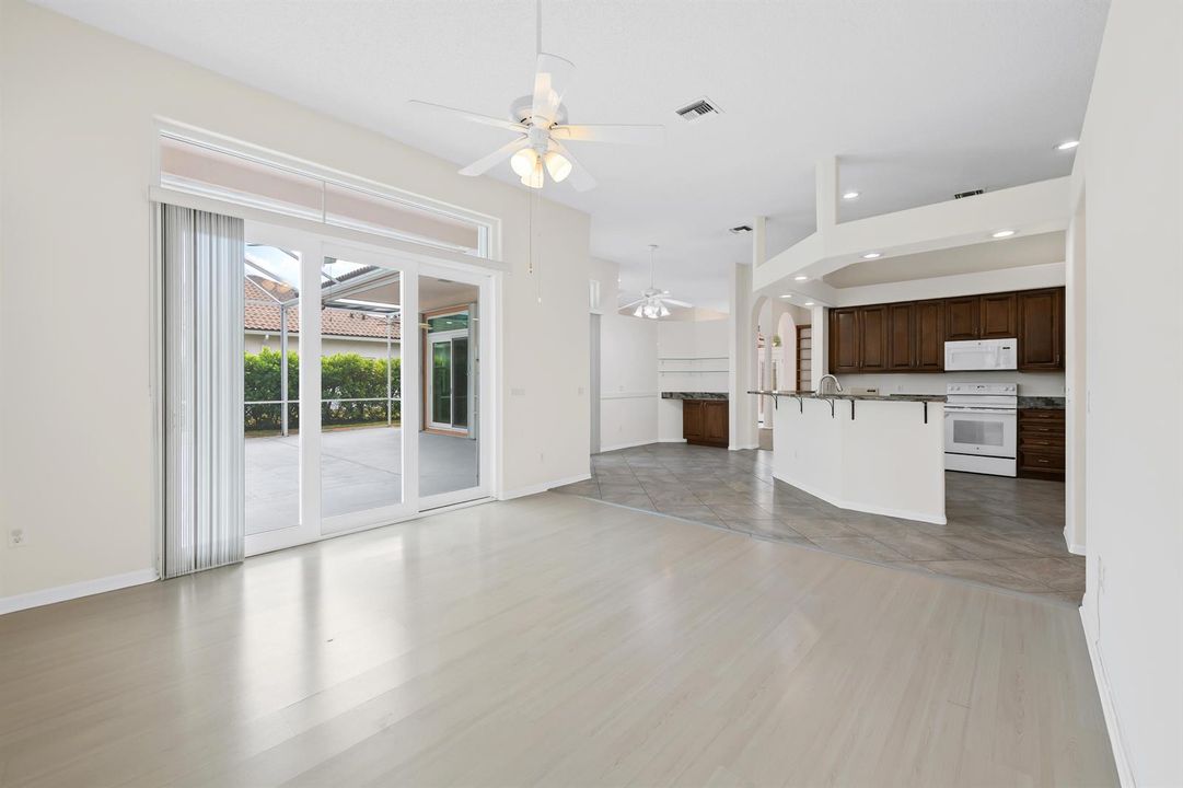 Eat in Kitchen and Den Area