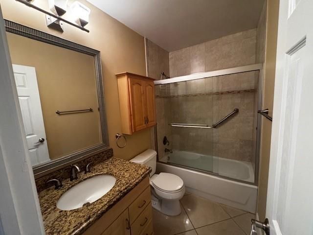Full bath with storage.