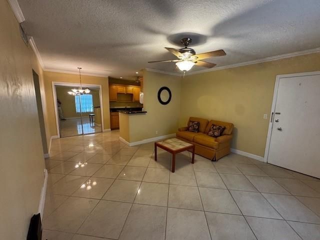 Spacious living /dining areas.