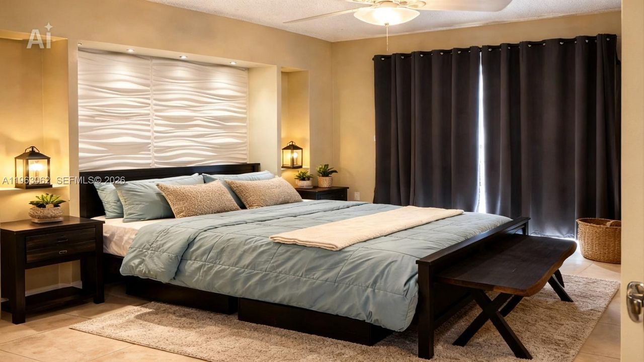 This photo has been stage using artificial intelligence