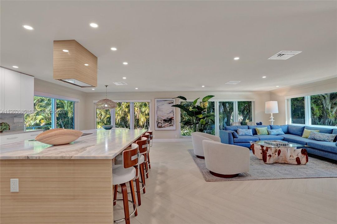 Open Concept with Walls of Natural Light