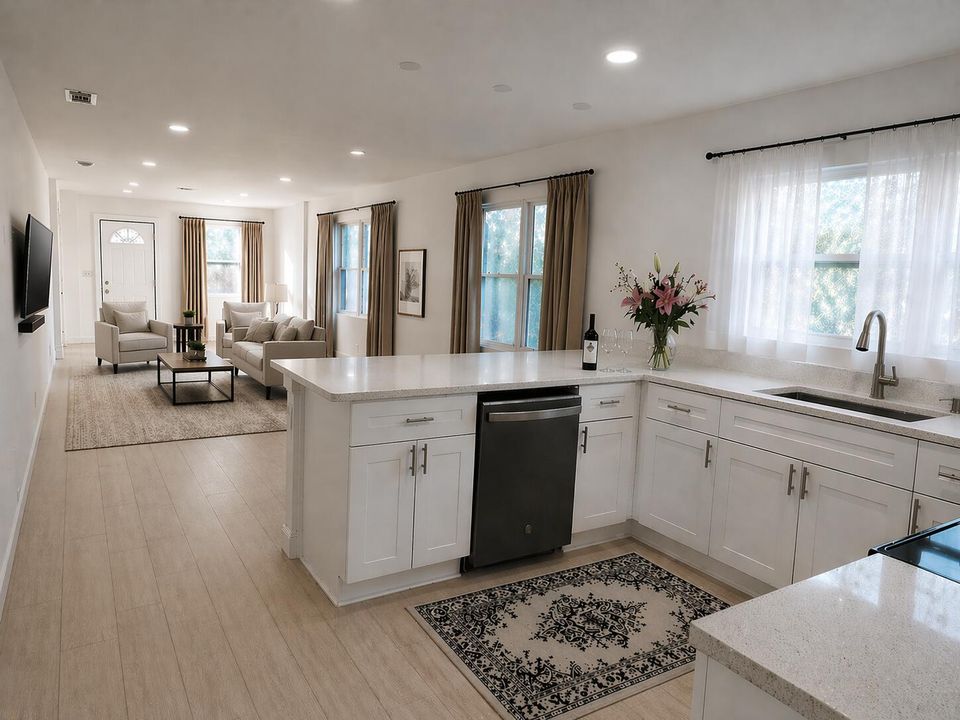 NEW Kitchen with TV Room