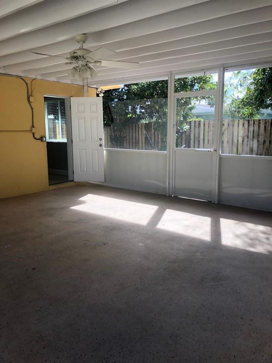 screened patio