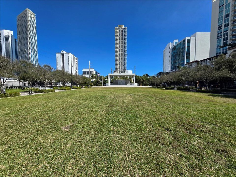 Gateway Park - If front of St Tropez, with playground, water fountains, weekly events, parking and more