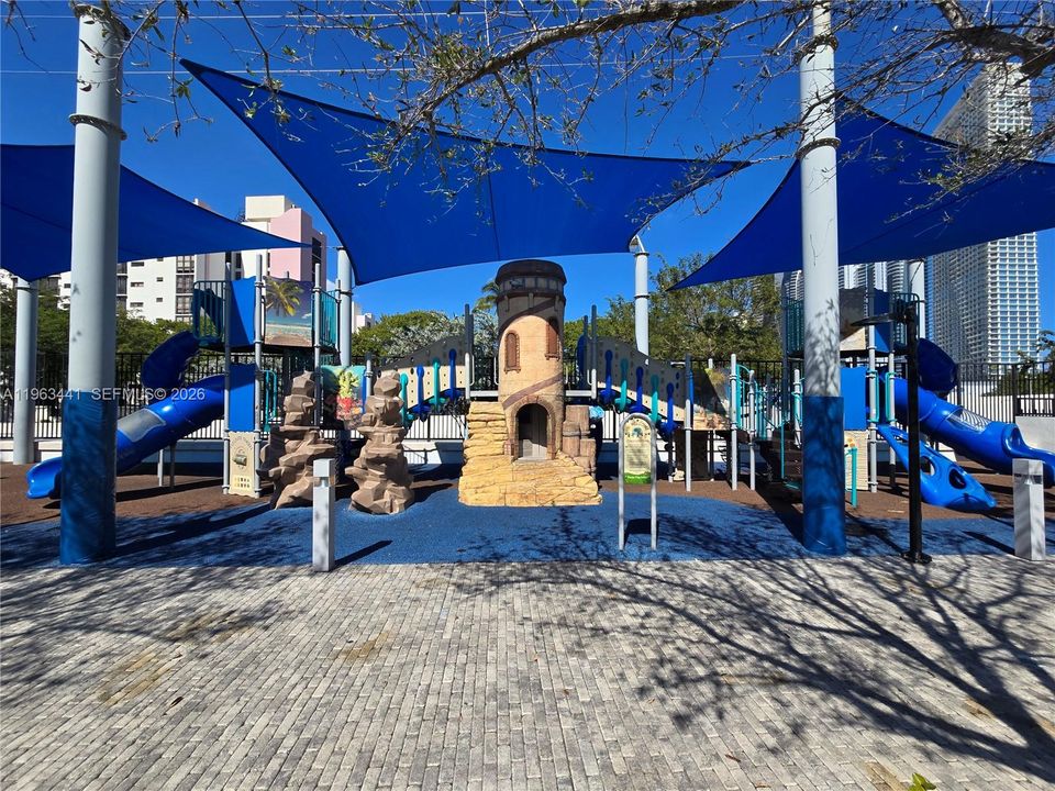 Gateway Park - If front of St Tropez, with playground, water fountains, weekly events, parking and more