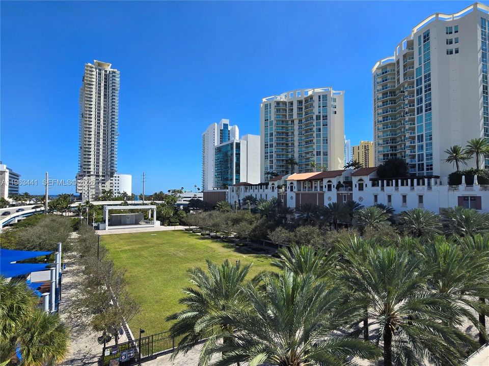 Gateway Park - If front of St Tropez, with playground, water fountains, weekly events, parking and more
