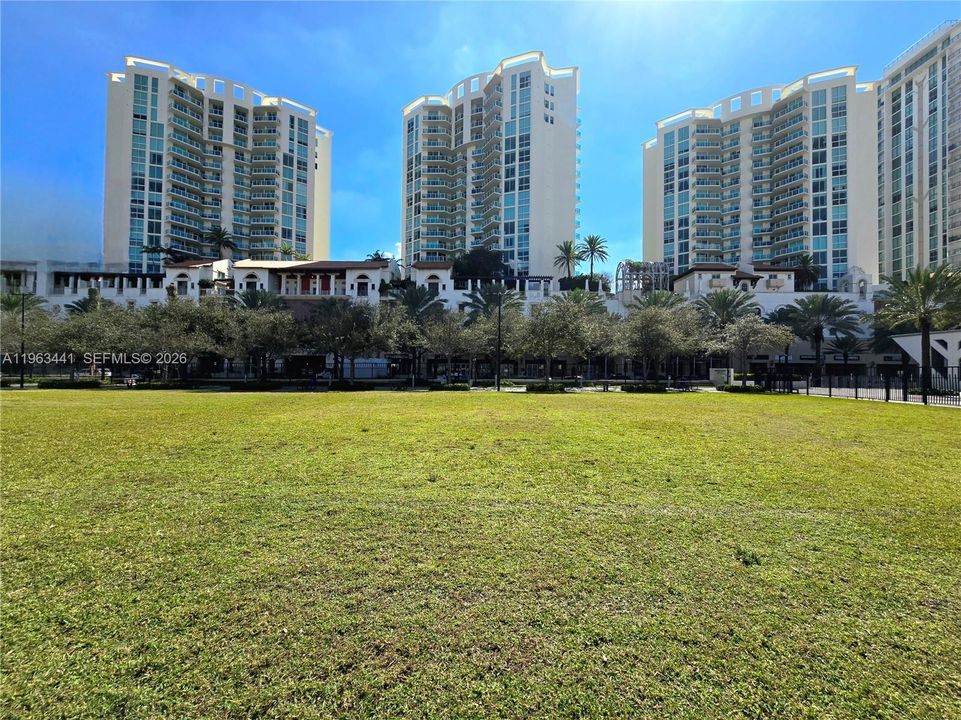 Gateway Park - If front of St Tropez, with playground, water fountains, weekly events, parking and more