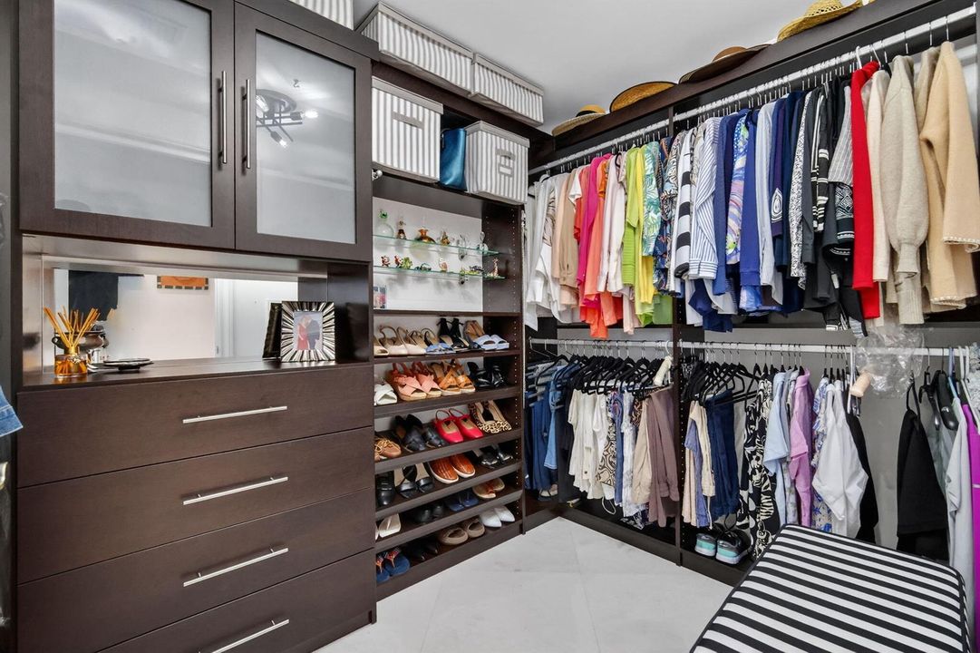 2 Large walk-in closets built out