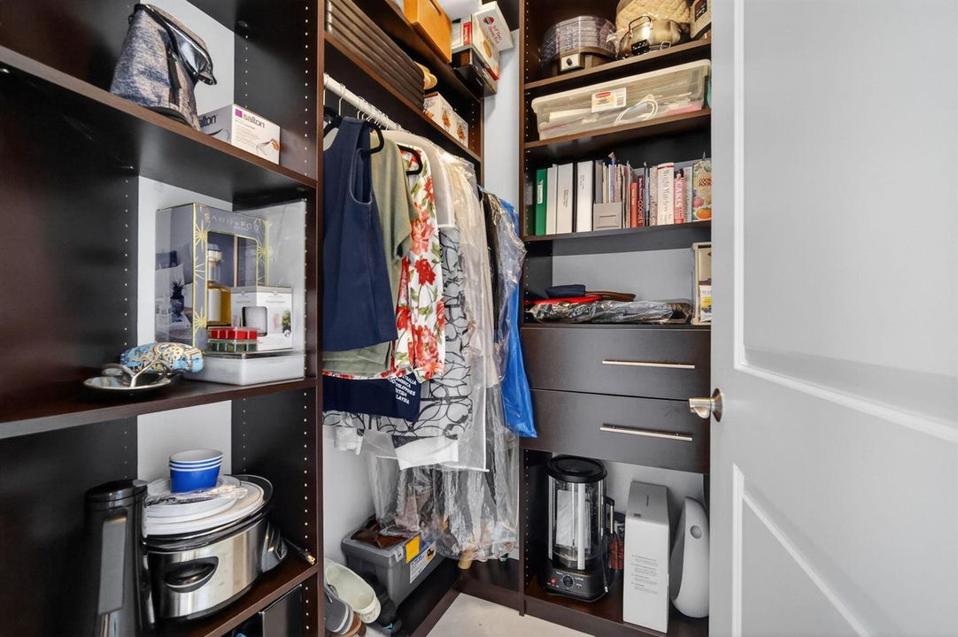 Built out closets