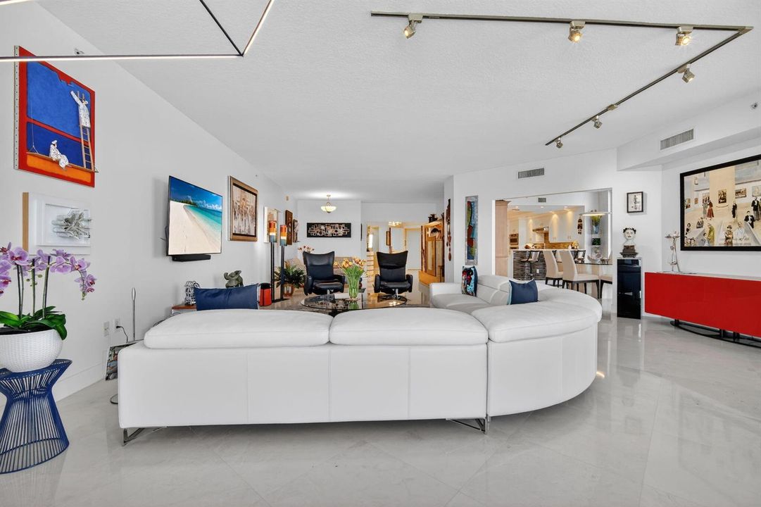 marble floors throughout