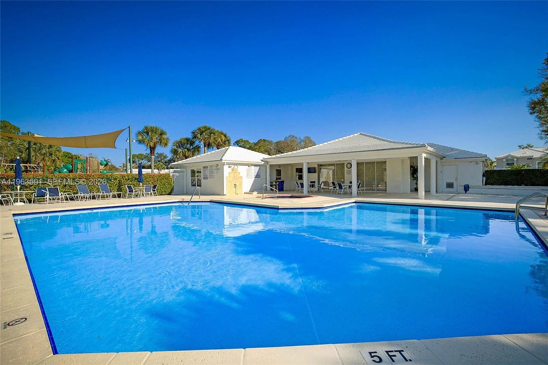 Large heated Pool and Spa
