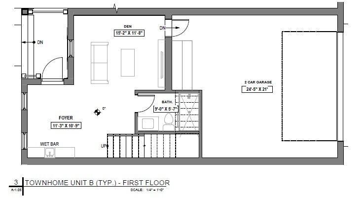 Townhouse Unit B First Level
