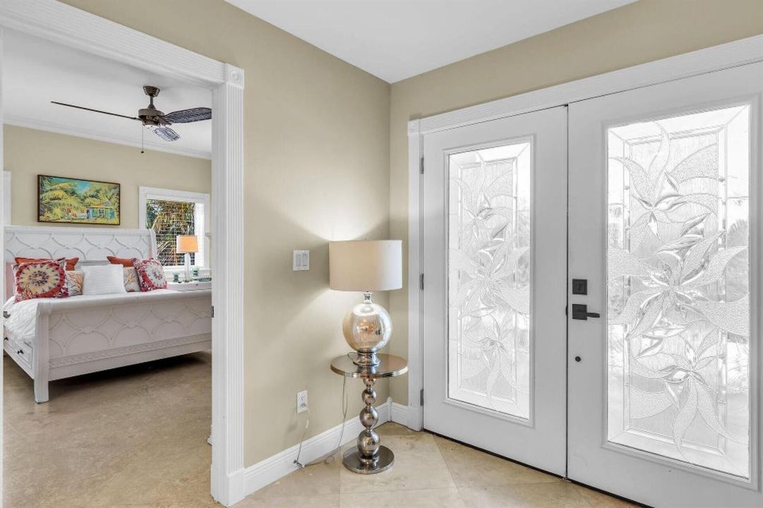 12-CUSTOM FROSTED DOUBLE DOOR ENTRANCE