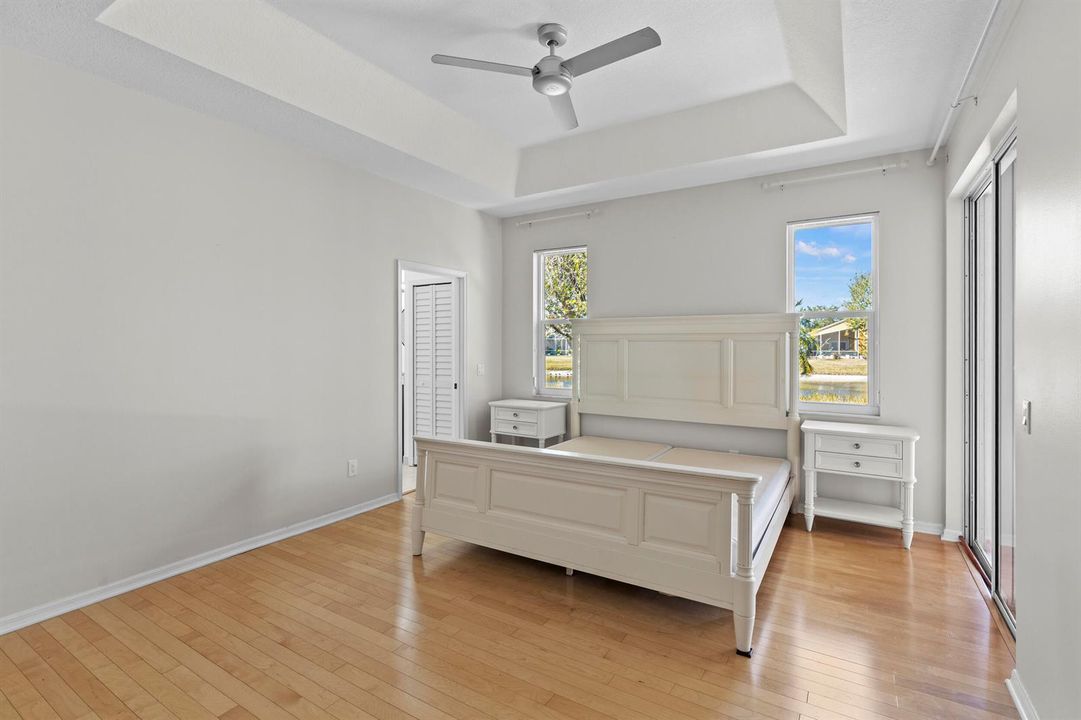 Master bedroom- Tray Ceiling