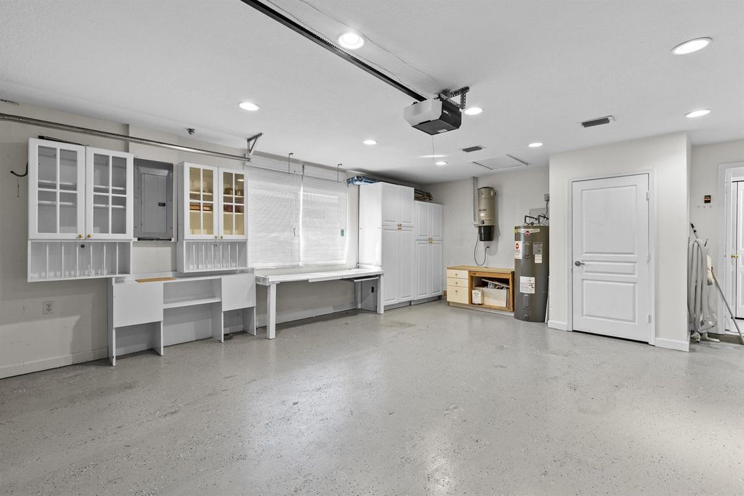Garage with Storage space- Cabinets