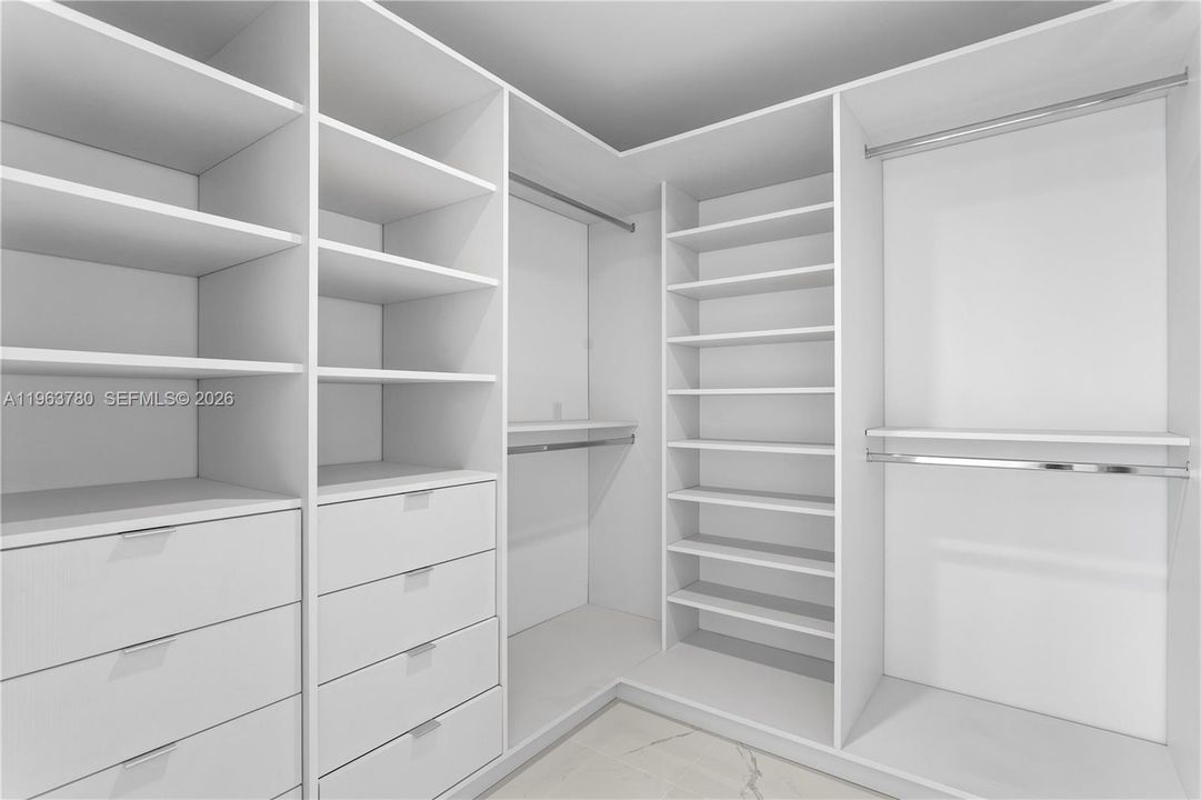 2 Closets - His & Hers