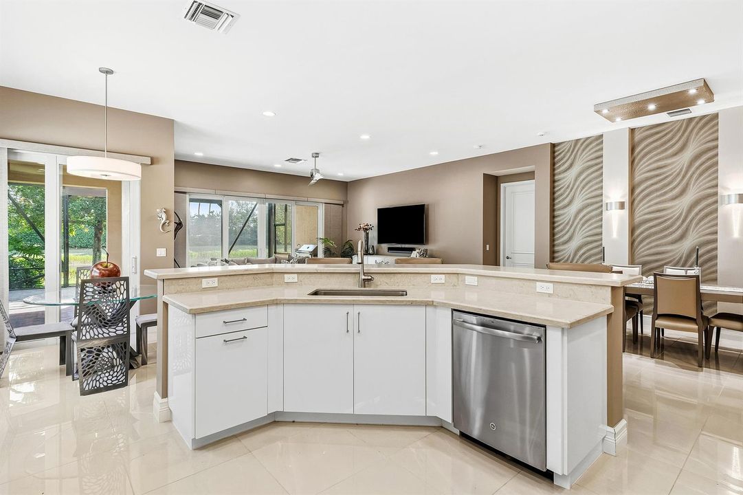 Sleek White Cabinetry