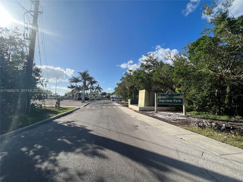 Close to Bay view Park.