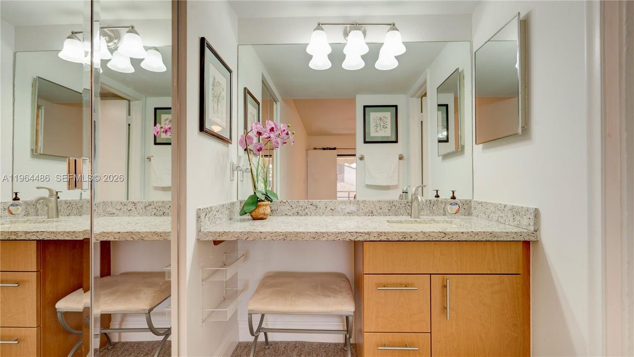 Primary Bathroom vanity area
