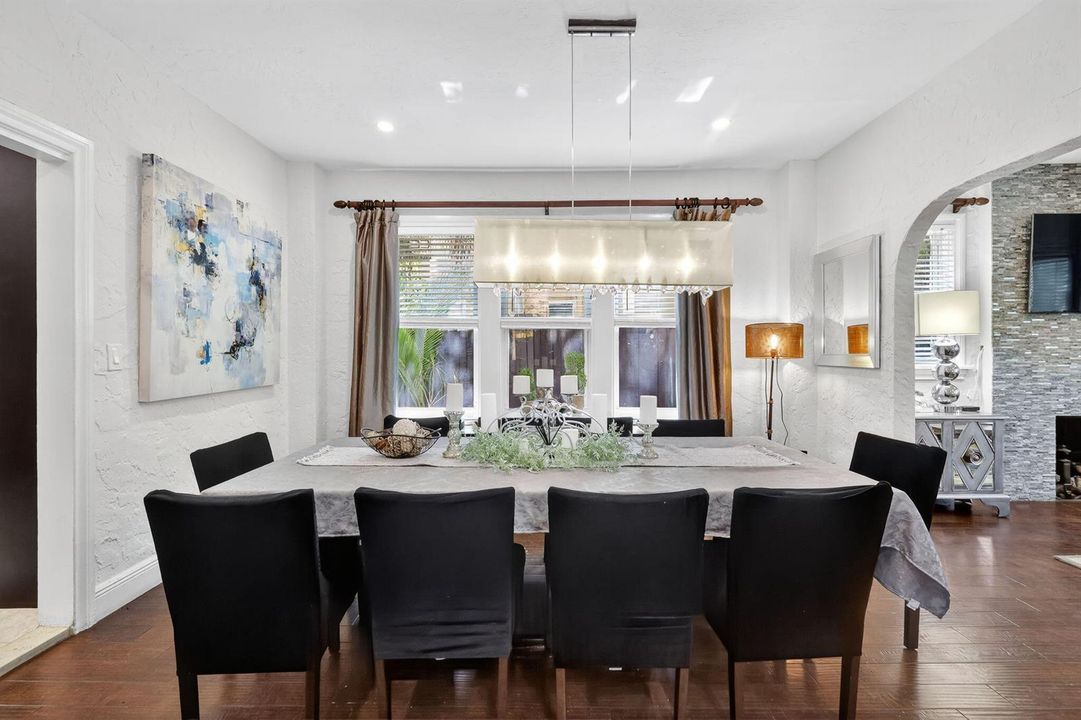 Formal dining room, main house.