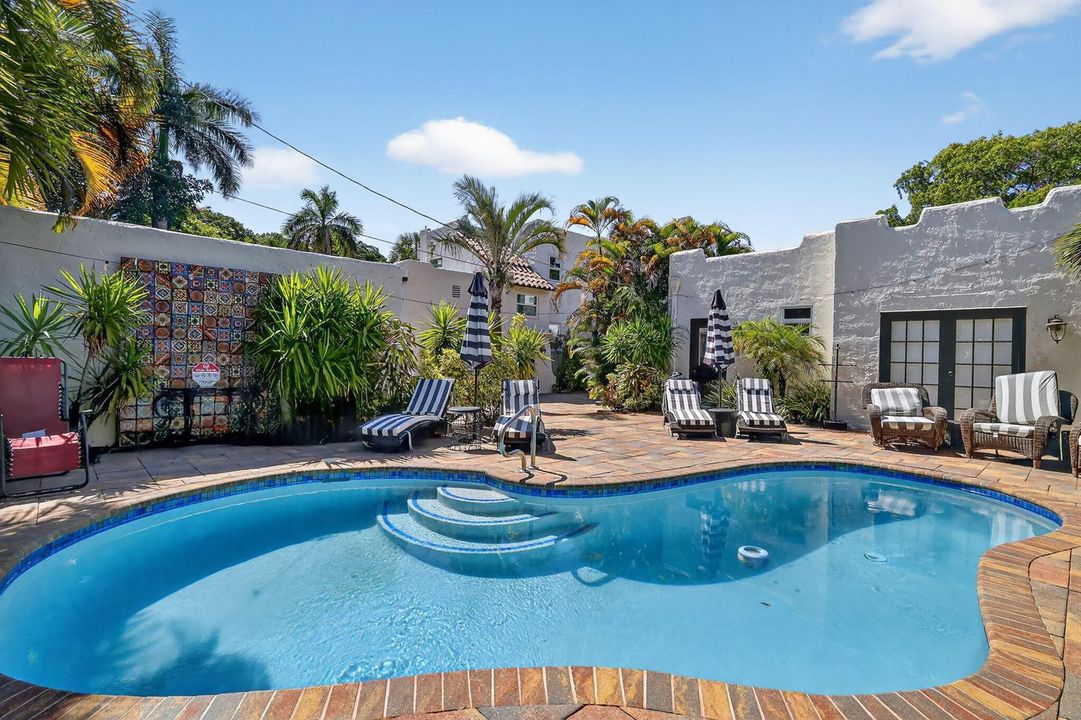 Pool deck and patio