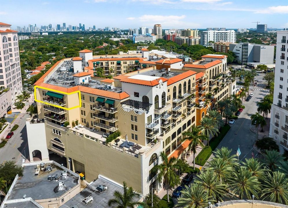 Penthouse living and views... top floor