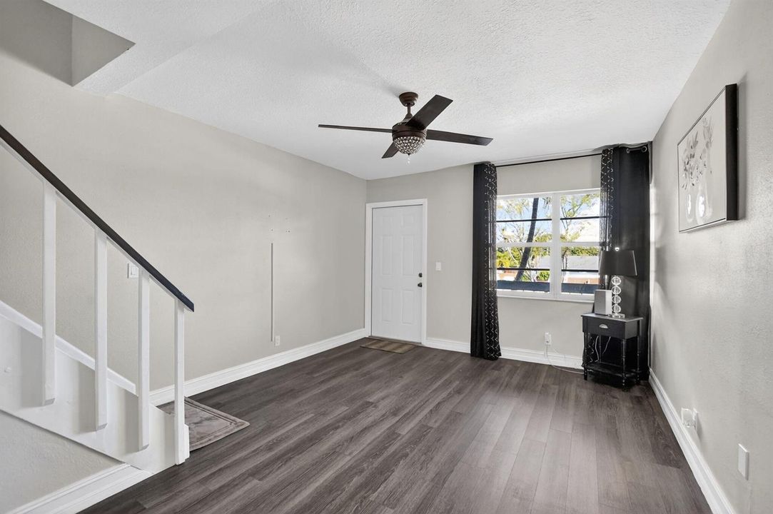 Entry living room