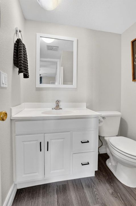 Main floor half bath